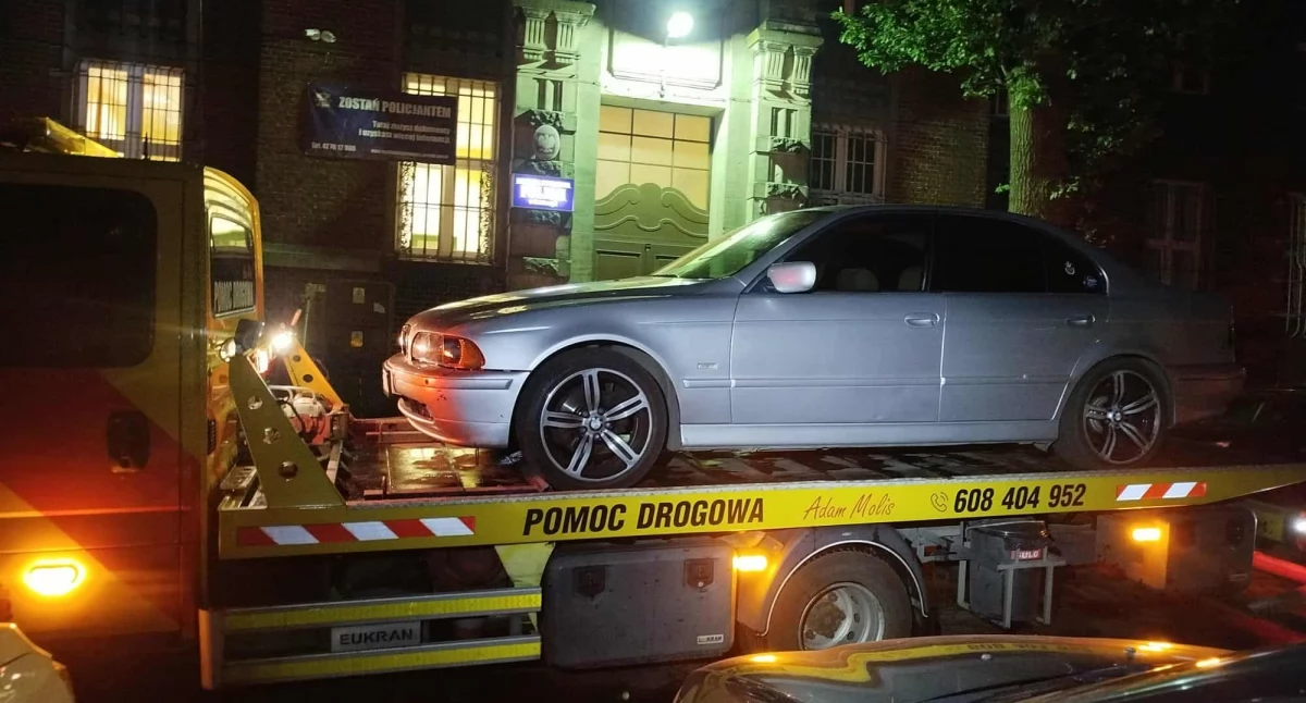Kierowca BMW pod wpływem narkotyków zatrzymany przez policję