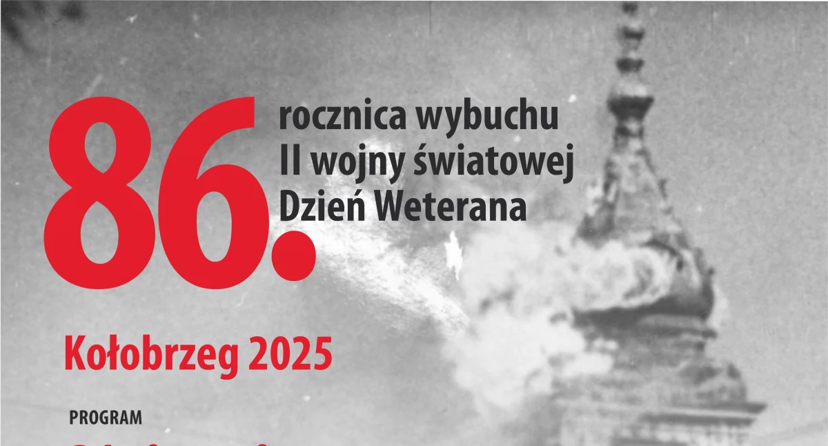 Zbliża się 86 rocznica wybuchu II wojny światowej. Program uroczystości w Kołobrzegu