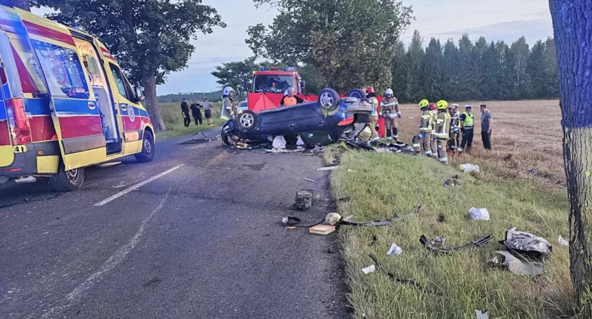 Tragiczny wypadek pod Kołobrzegiem. Nie żyje młody kierowca