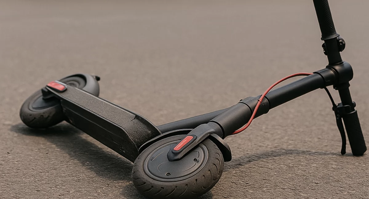 Nastolatki przewróciły się na hulajnodze elektrycznej. Jedna trafiła do szpitala