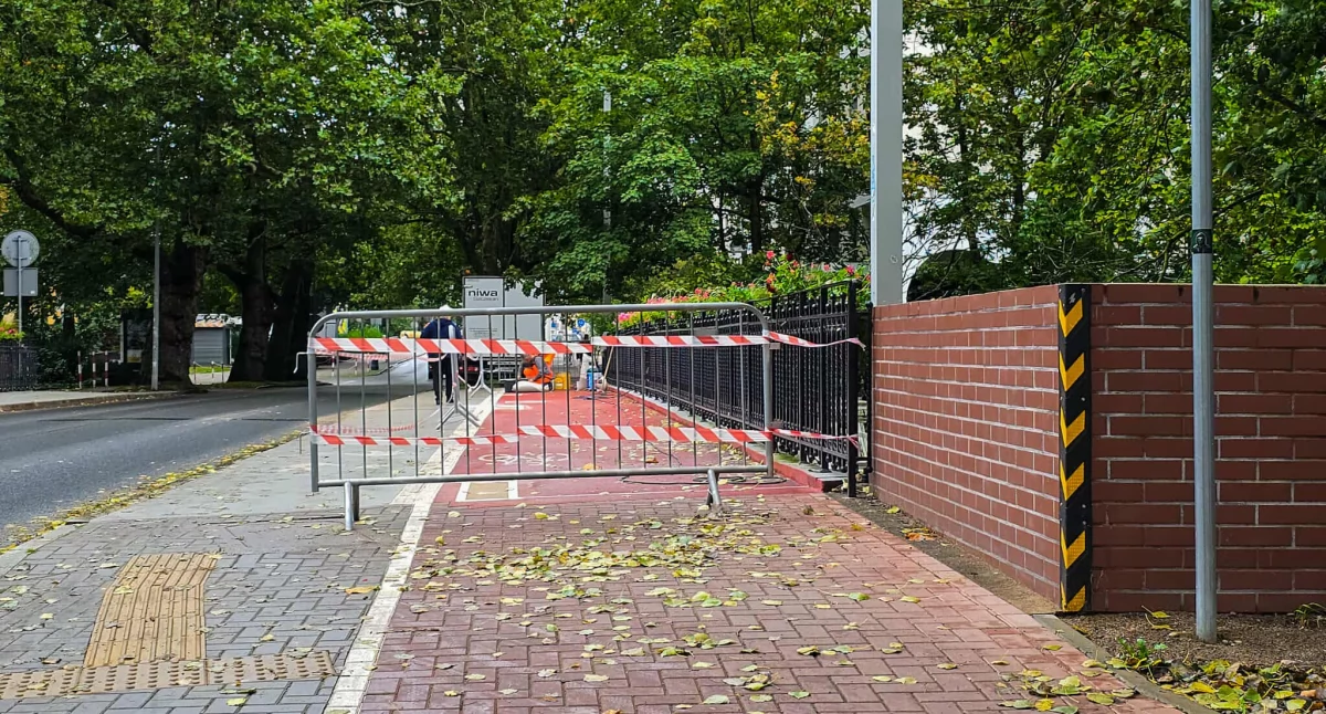 Chwilowe utrudnienia. Prace naprawcze na ścieżce rowerowej