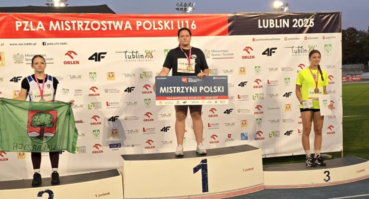 Złota Lena Turska. Kołobrzeżanka najlepsza w pchnięciu kulą na Mistrzostwach Polski