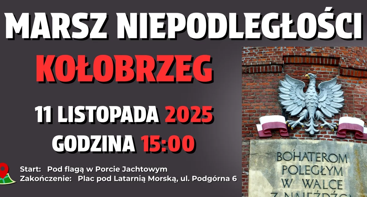 Marsz Niepodległości przejdzie ulicami miasta 