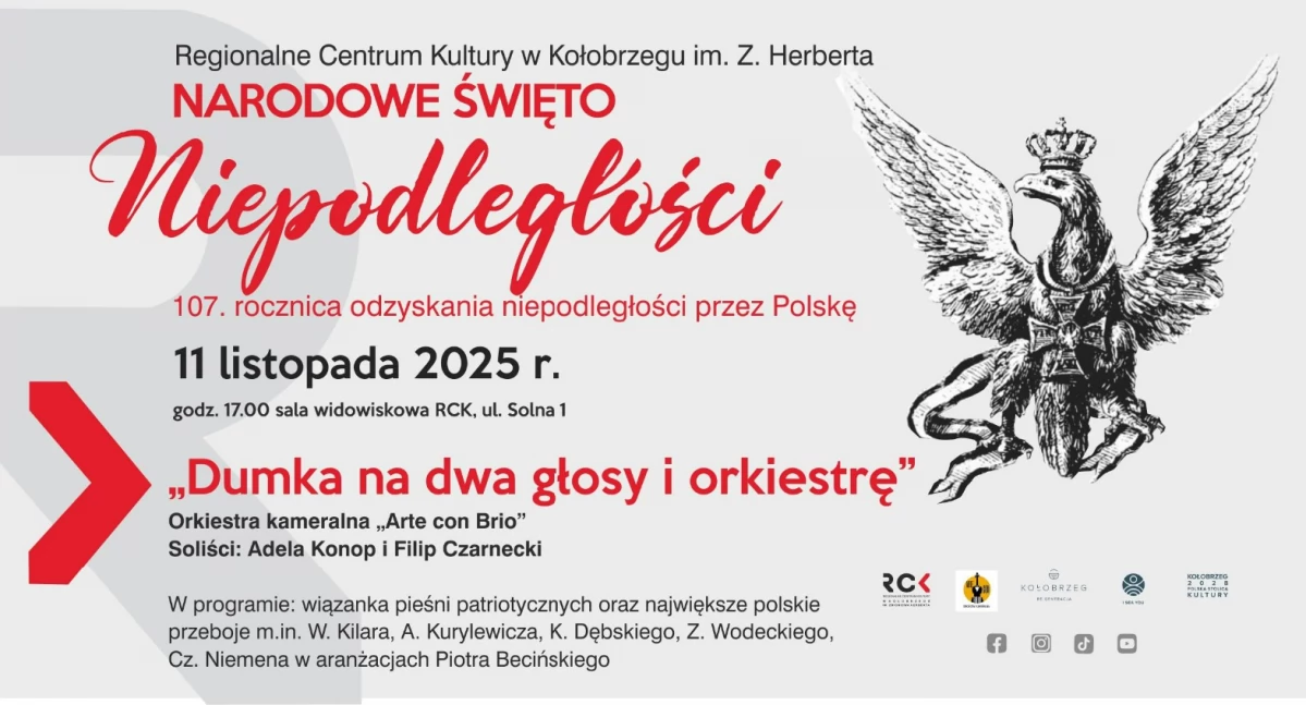 Święto Niepodległości z muzyką! RCK zaprasza na patriotyczny koncert