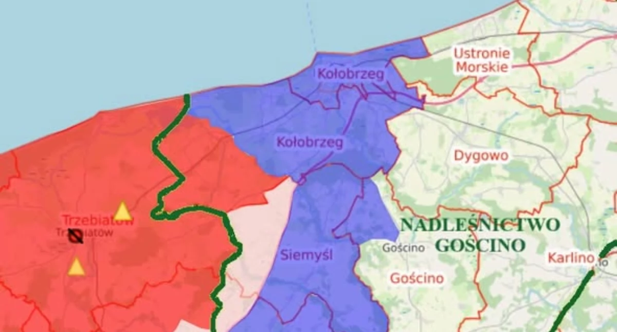 Afrykański pomór świń w regionie.  W strefie czerwonej m.in. fragment Gminy Kołobrzeg