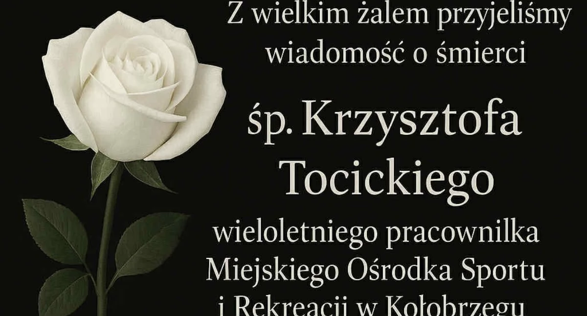 Z wielkim żalem przyjęliśmy wiadomość...