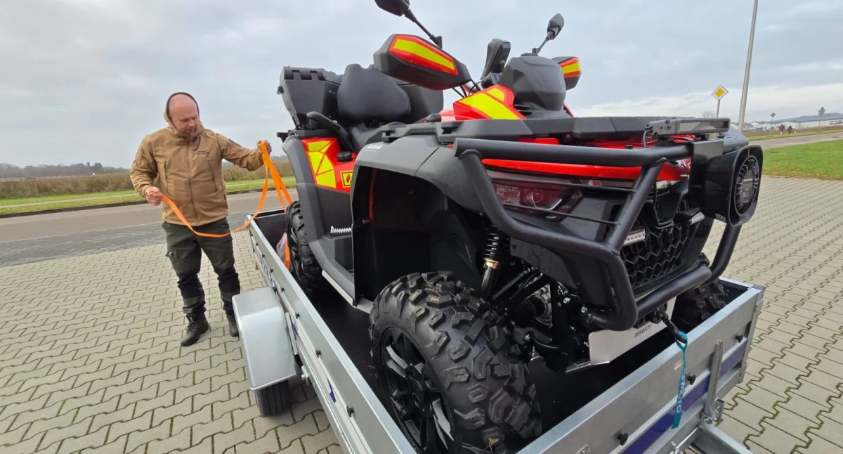 Quad ratowniczy trafił do OSP Gościno
