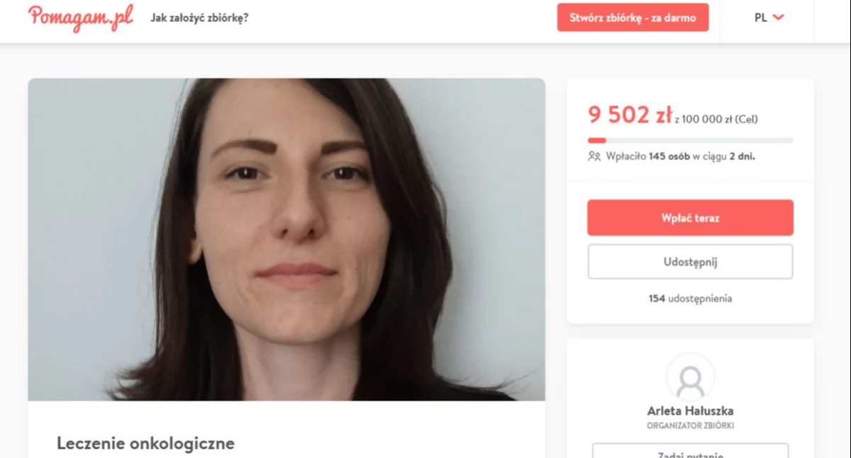 Mieszkanka Gościna walczy z nowotworem. Ruszyła zbiórka na jej leczenie w Niemczech