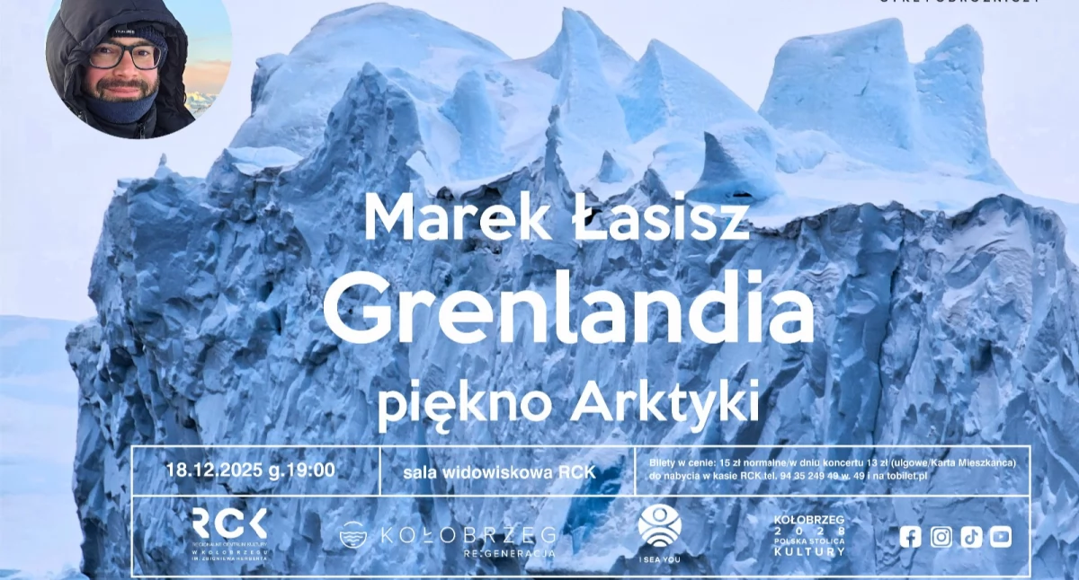 Z Kołobrzegu prosto pod koło podbiegunowe. Grenlandia oczami Marka Łasisza
