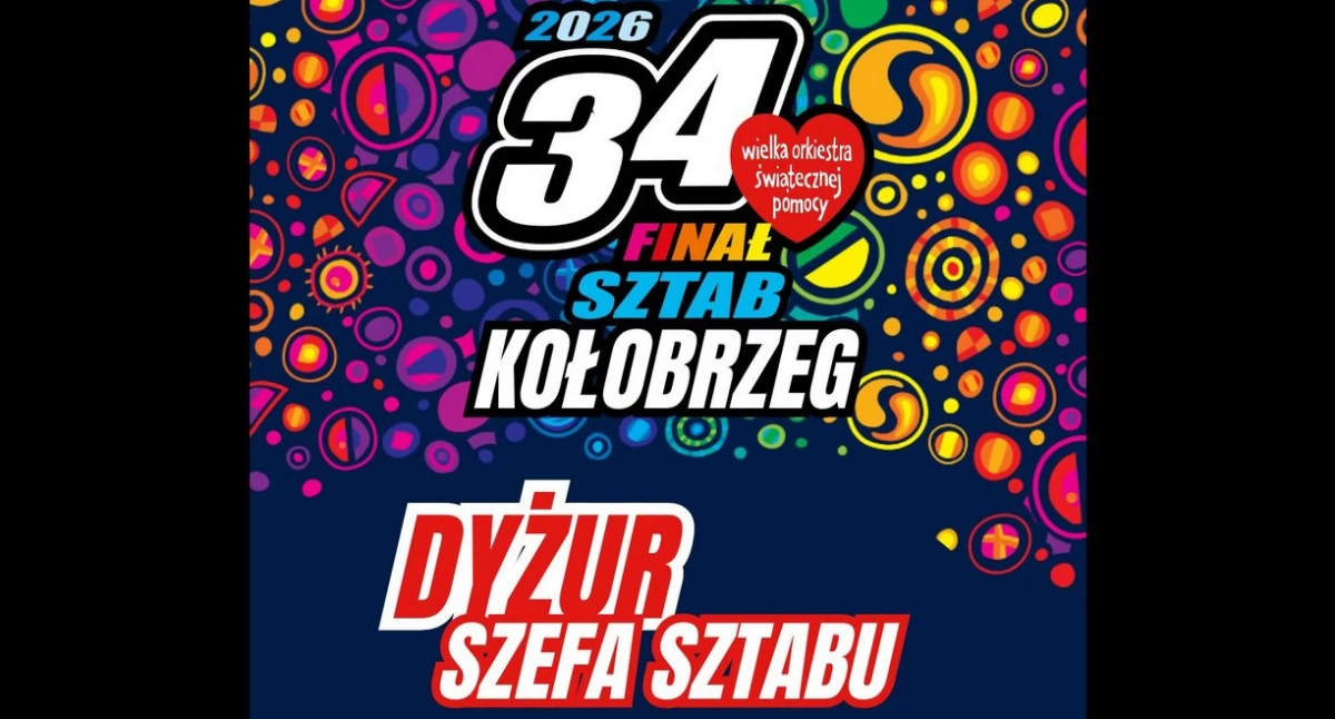 Rusza odliczanie do 34. Finału WOŚP. W Kołobrzegu startują dyżury szefa sztabu