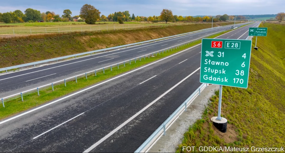 Kierowcy szybciej dojadą w stronę Trójmiasta. Data otwarcia odcinków Koszalin - Słupsk