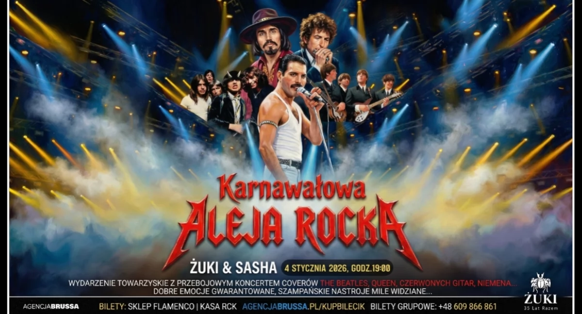 The Beatles, Queen i Niemen w jednym koncercie. Karnawałowa Aleja Rocka