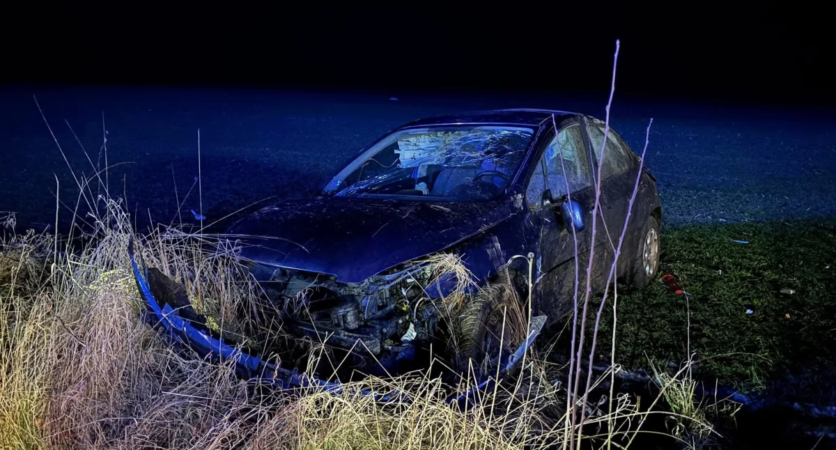 Dachował, a potem porzucił auto bo był po amfetaminie? 29-latek w rękach policji