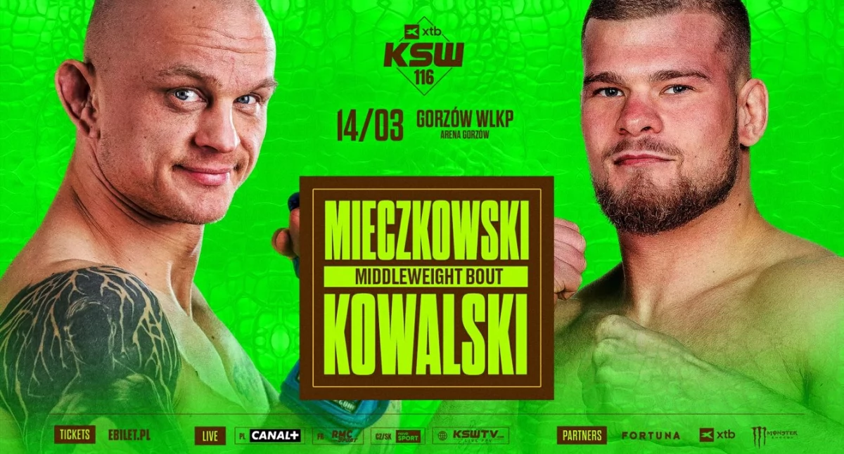 Damian Mieczkowski wraca do KSW. Kołobrzeski fighter poznał rywala