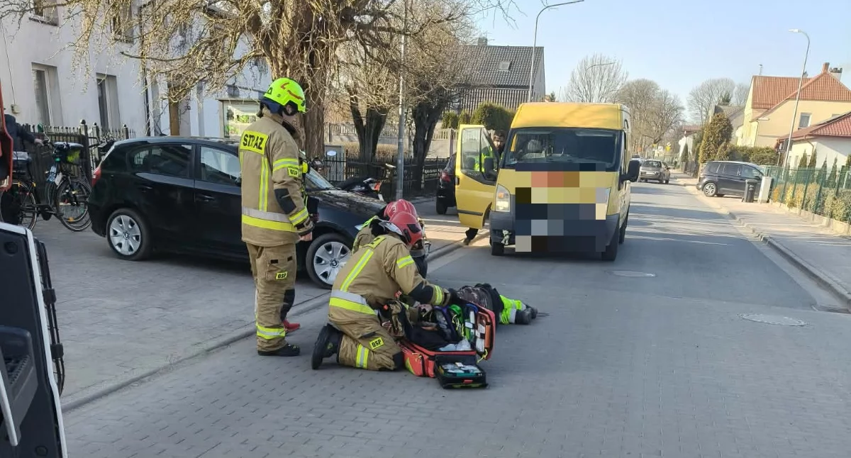 Pijany 62-latek przewrócił się na skuterze. Miał zakaz prowadzenia pojazdów