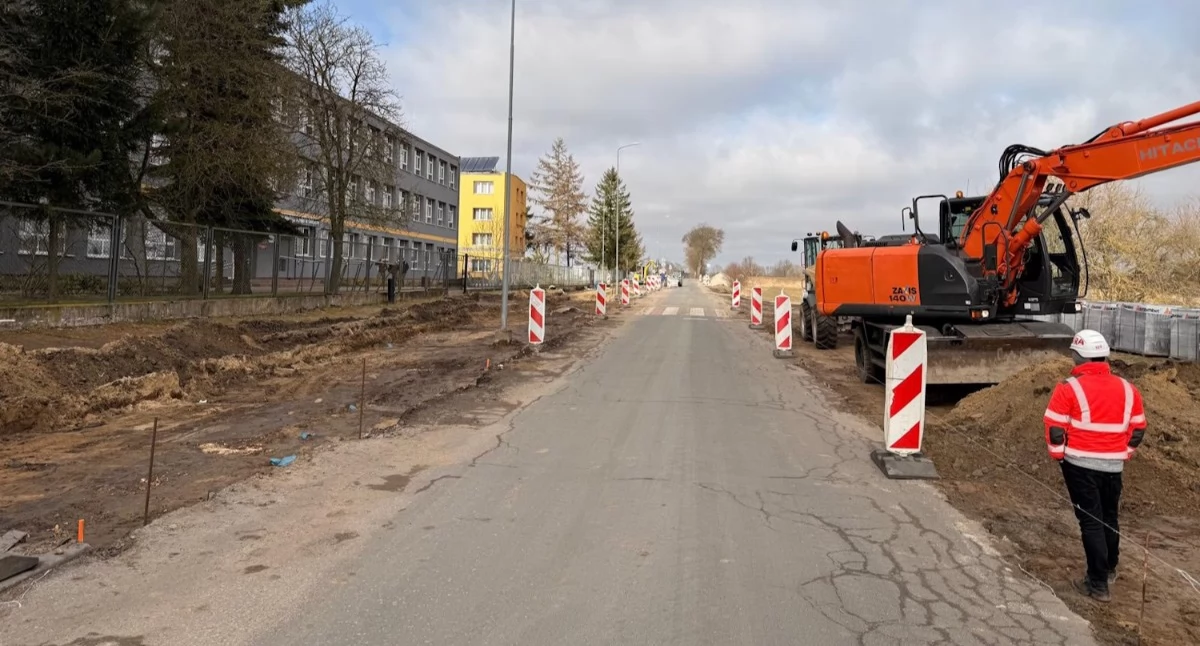 Rozbudowa drogi w Gościnie nabiera tempa. Ma być gotowa w czerwcu
