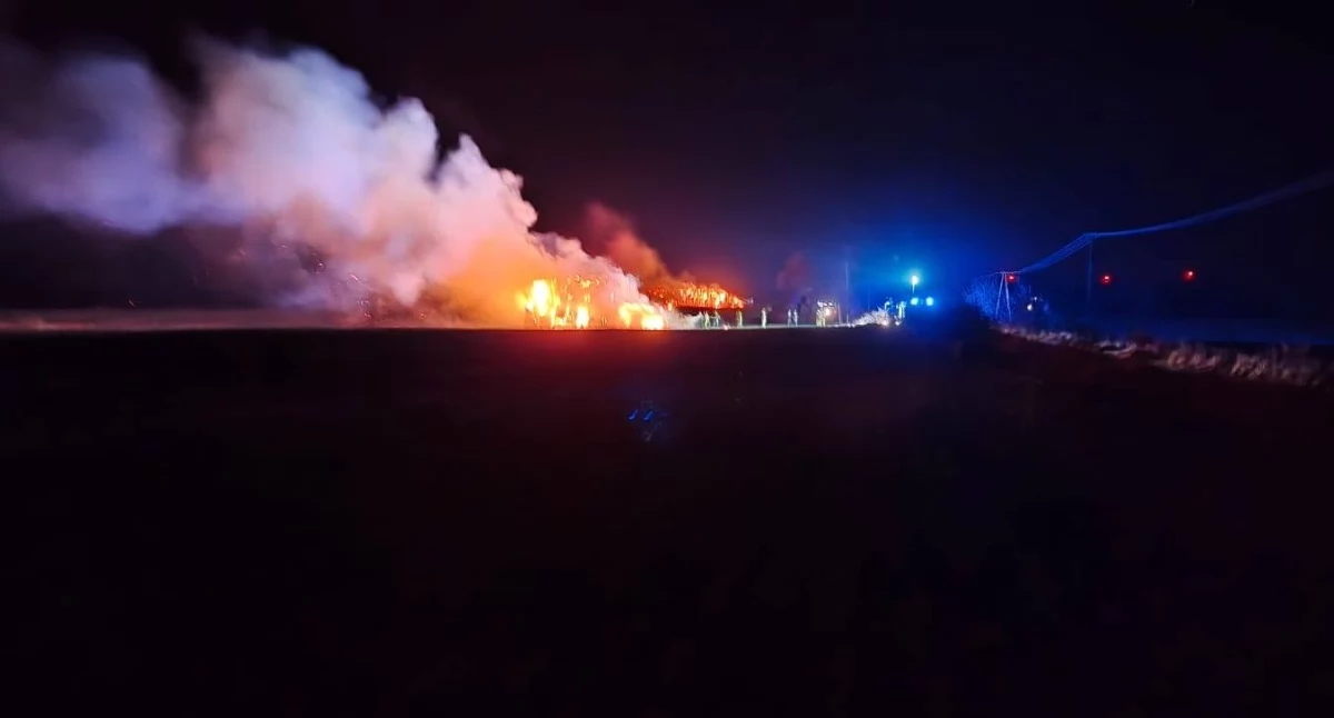 Nocna akcja strażaków. Sześć jednostek walczyło z pożarem