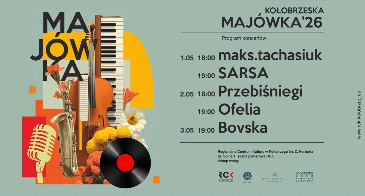 Darmowe koncerty i znane nazwiska. Tak Kołobrzeg wystartuje z majówką!