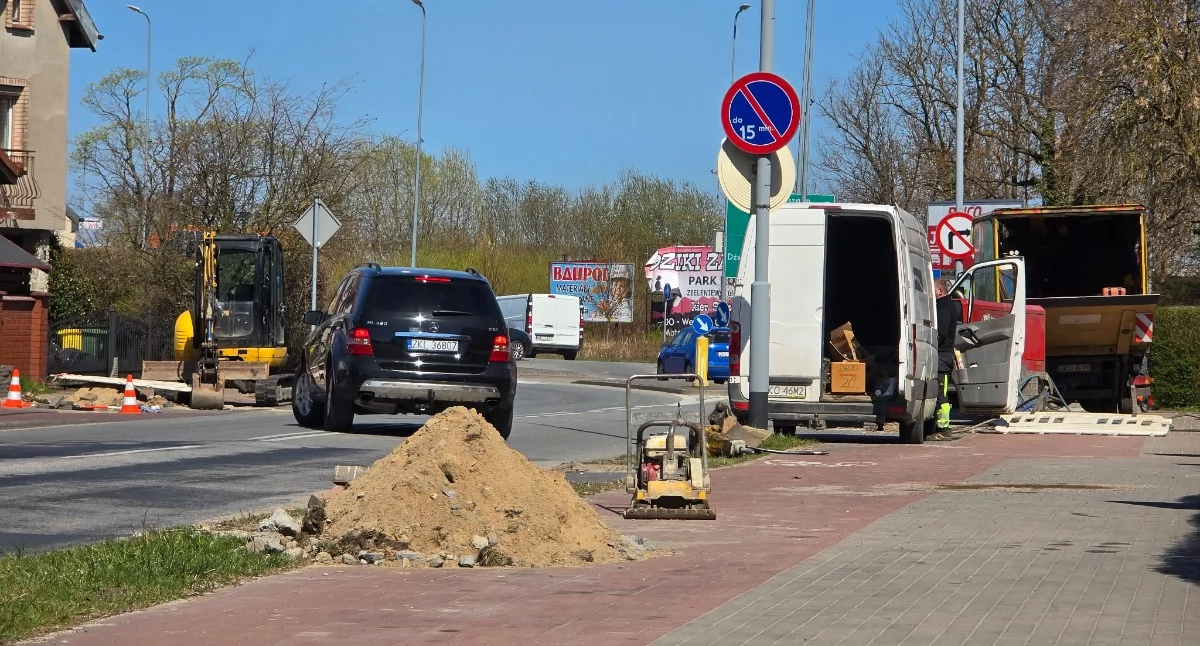 Awaria sieci wodociągowej. Są utrudnienia w ruchu