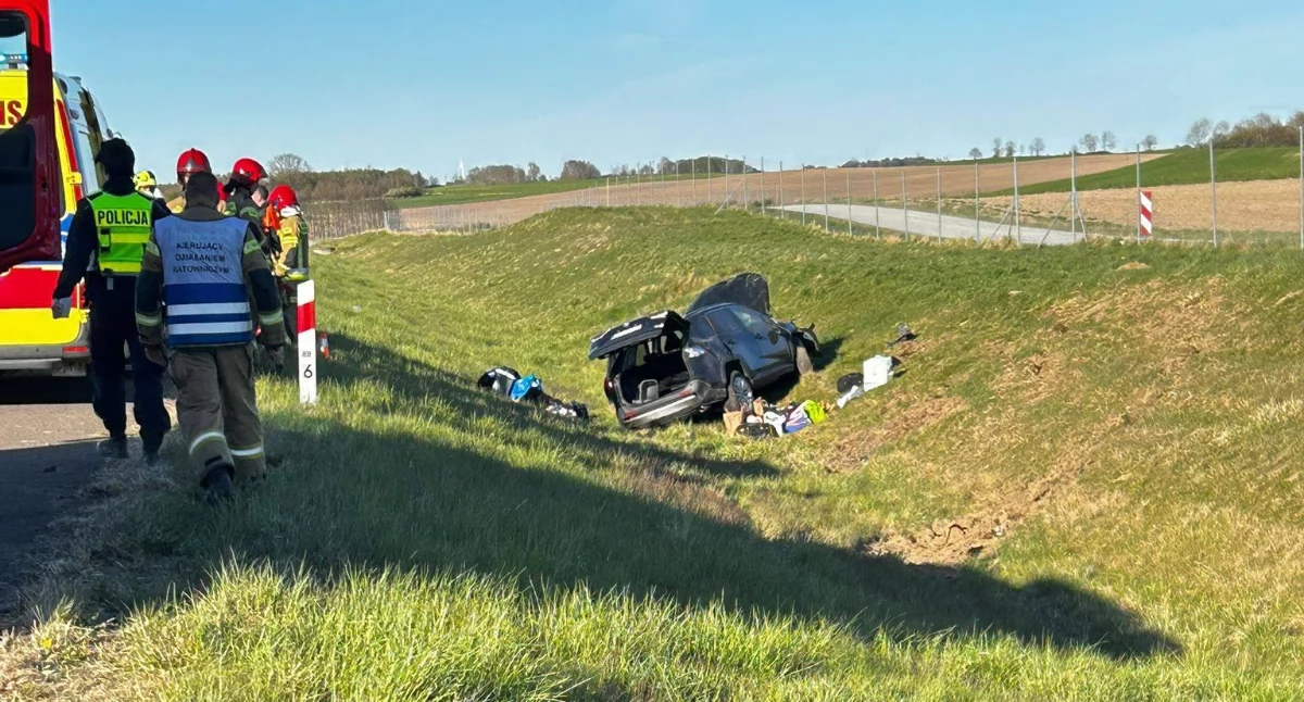 Uwaga kierowcy! Wypadek na S6 w kierunku Koszalina