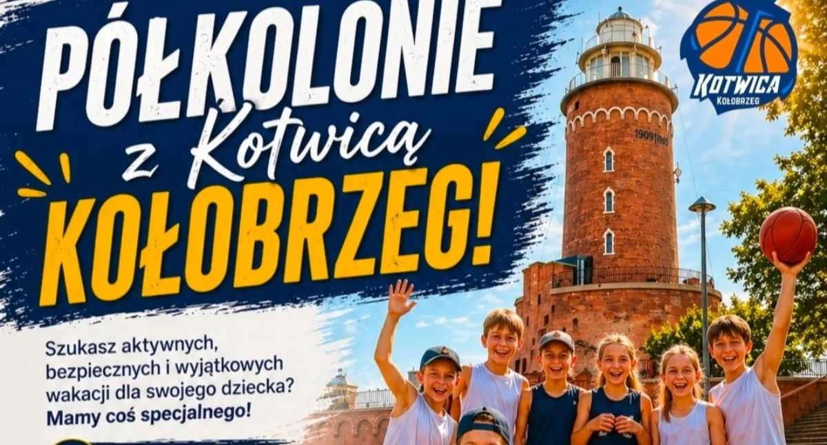 Wakacje na sportowo w Kołobrzegu. Kotwica zaprasza na półkolonie