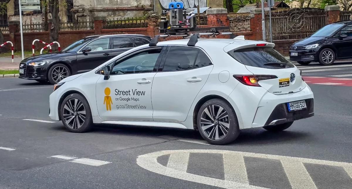 Samochód Google Street View w Kołobrzegu