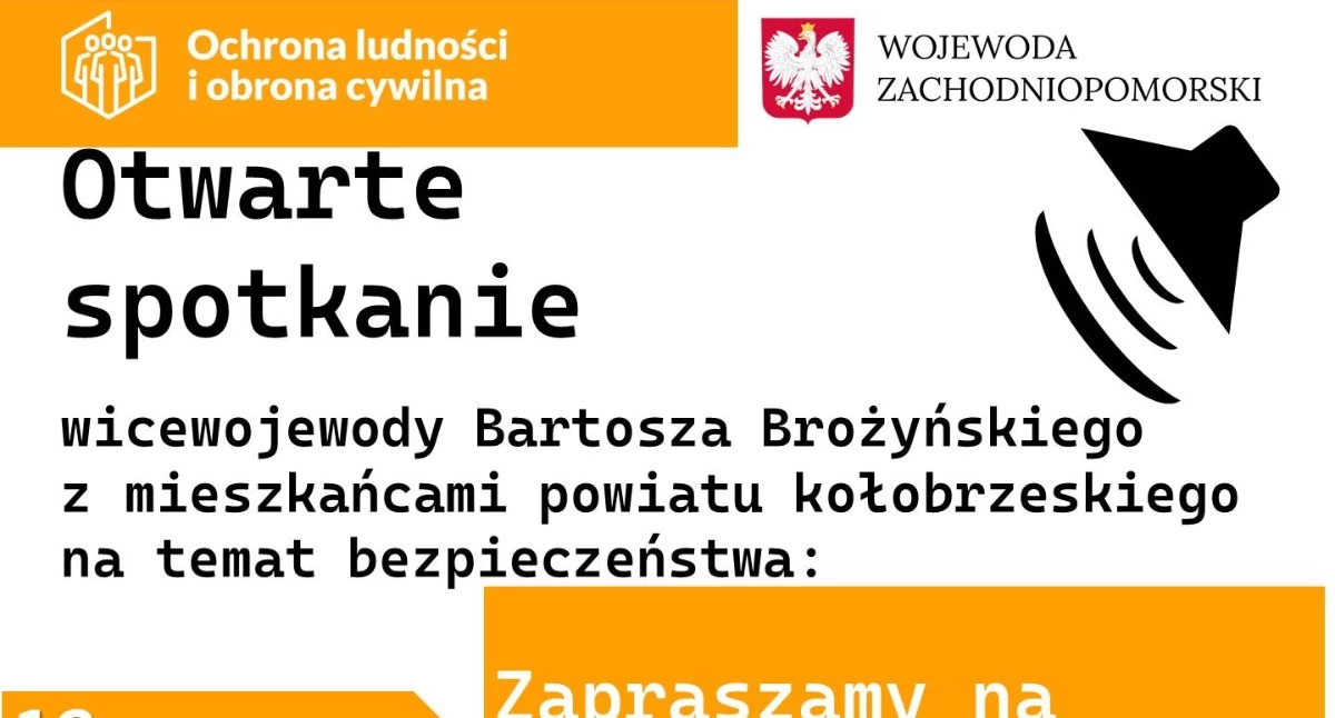 O bezpieczeństwie i obronie cywilnej. Otwarte spotkanie z wicewojewodą