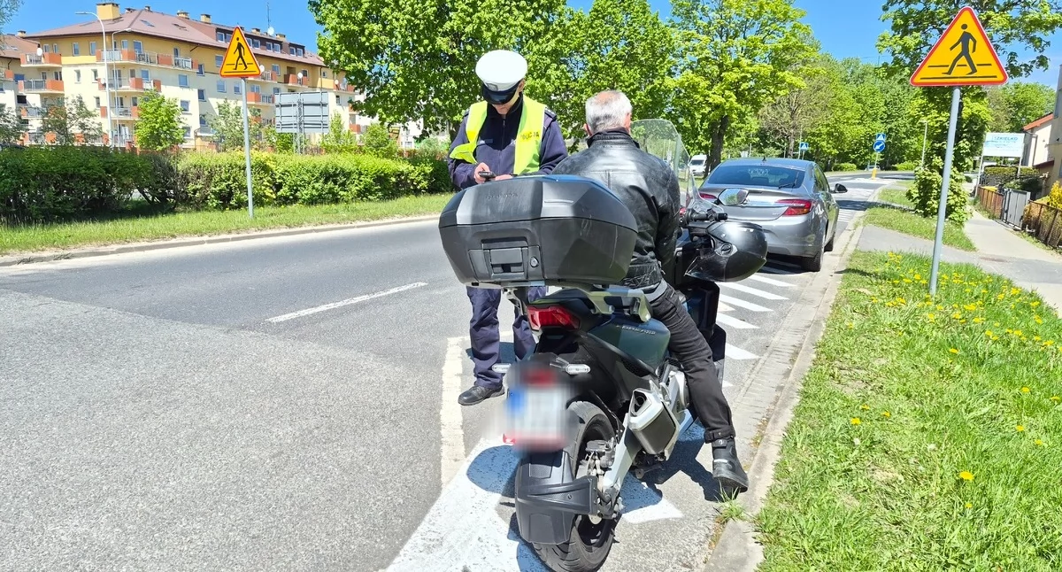 Motocykliści pod kontrolą drogówki. Posypały się mandaty