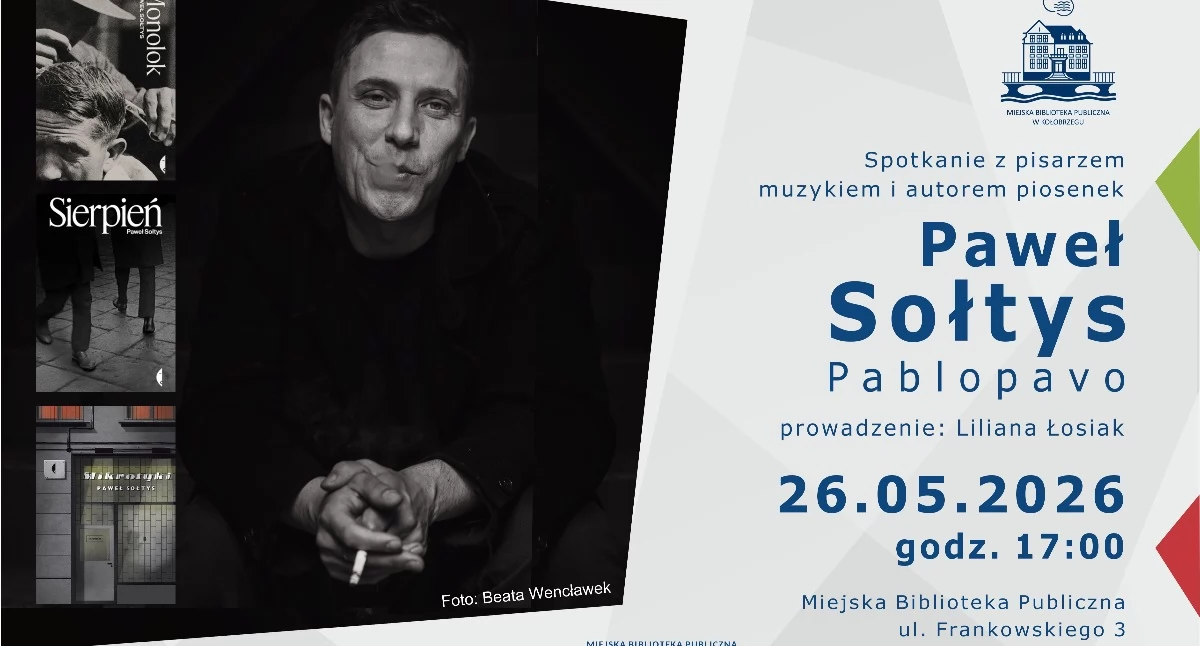 Znany pisarz i muzyk przyjedzie do Kołobrzegu. Gdzie odebrać bezpłatne wejściówki?