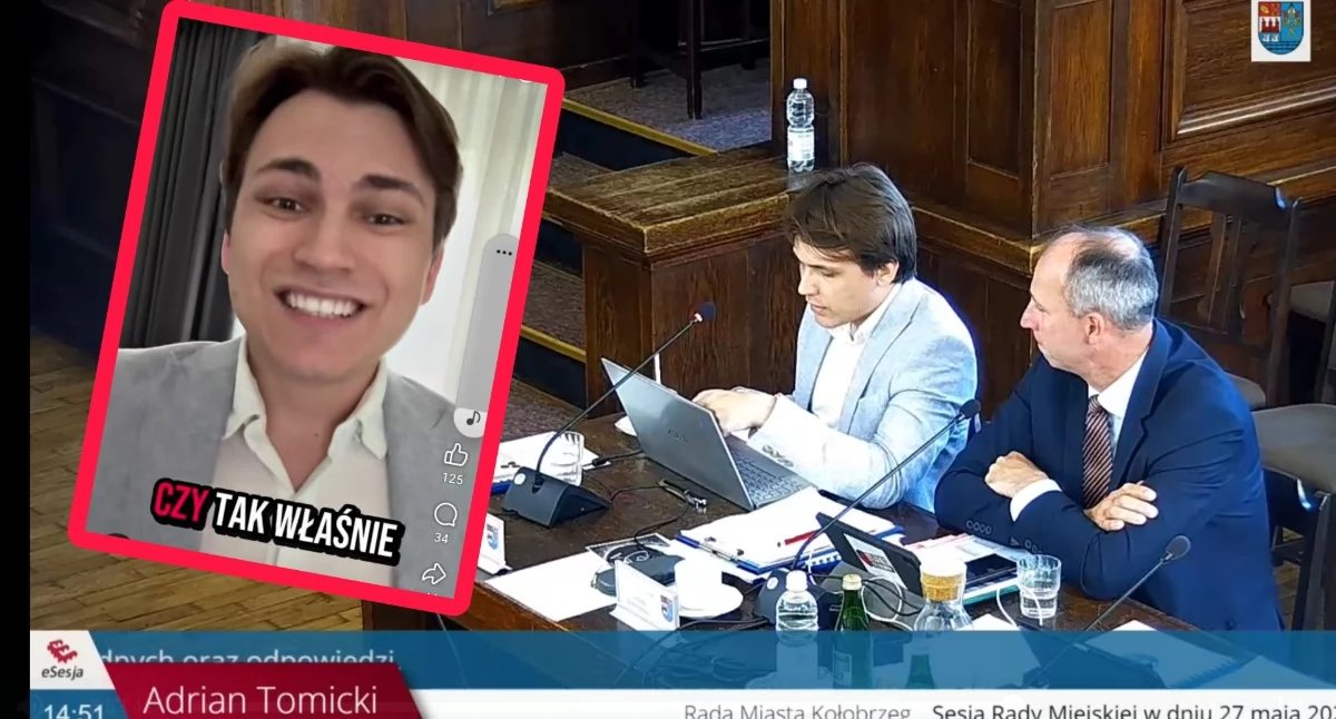 Burza o rolki Tomickiego w Radzie Miasta. Manipulacja kontra wolność słowa