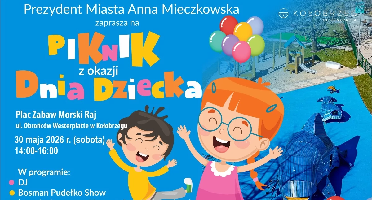 Otwarcie nowego placu zabaw. Piknik z okazji Dnia Dziecka