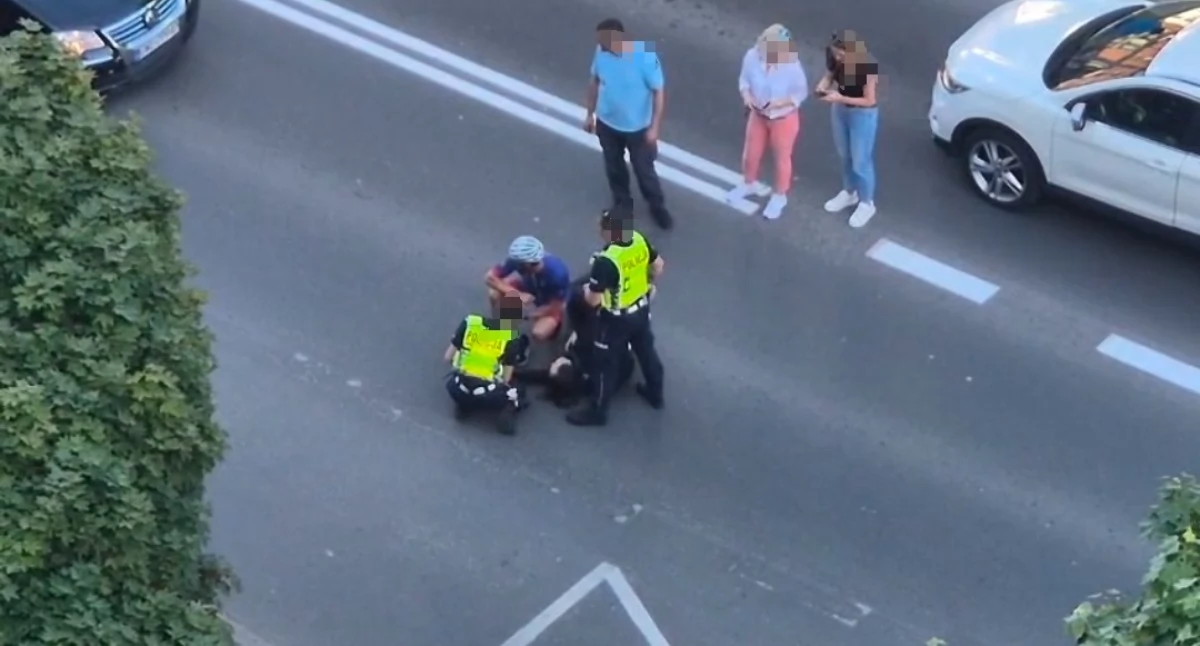 Potrącenie pieszej. W centrum są utrudnienia w ruchu