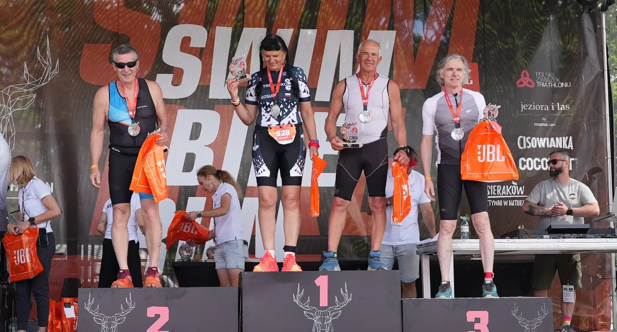 Kołobrzeżanka najlepsza w triathlonie. Zdobyła złoto w JBL Triathlon Sieraków 2026