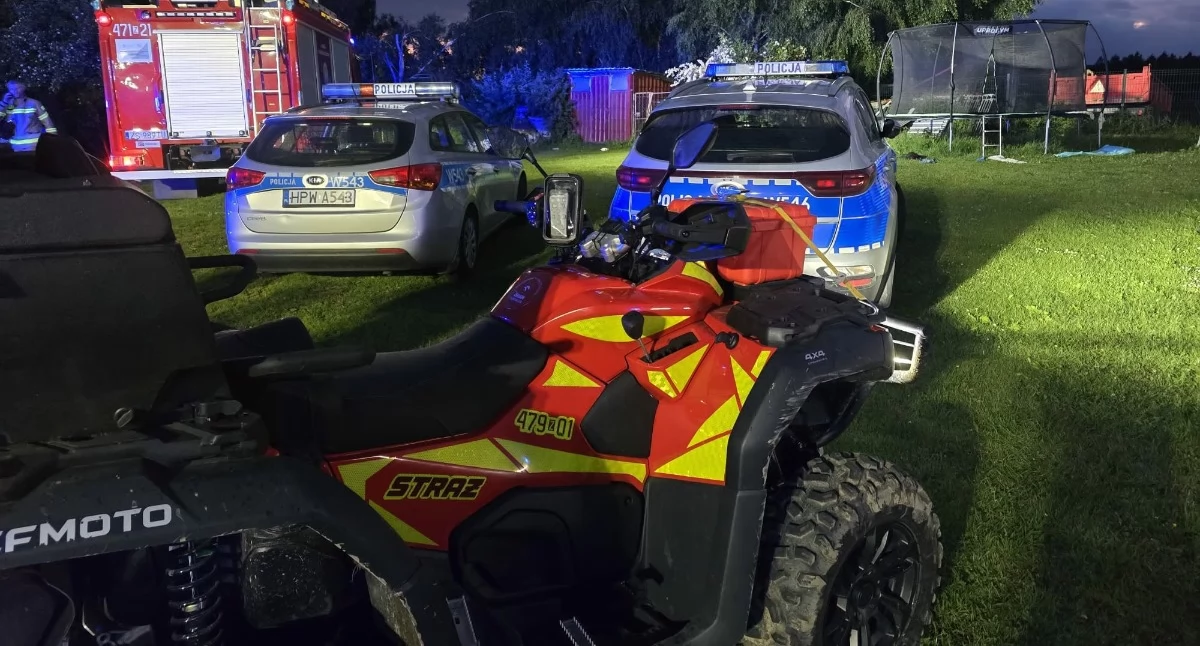 Poparzone dziecko i akcja poszukiwawcza. Groźne zdarzenie pod Gościnem