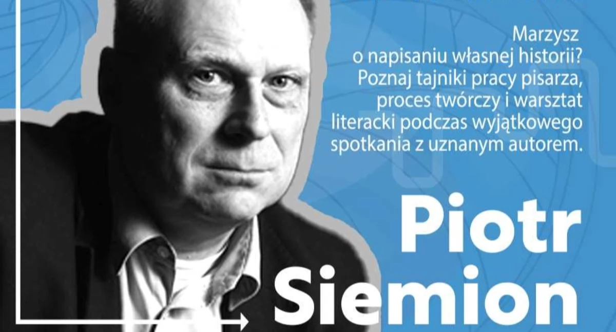 Piotr Siemion poprowadzi warsztaty w Kołobrzegu. To gratka dla przyszłych pisarzy
