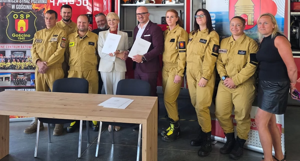 Miasto wspiera strażaków. 20 tysięcy złotych na sprzęt dla OSP Gościno