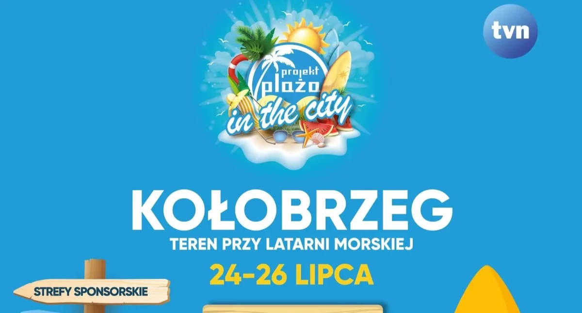 Projekt Plaża w Kołobrzegu. Co w tegorocznym programie?