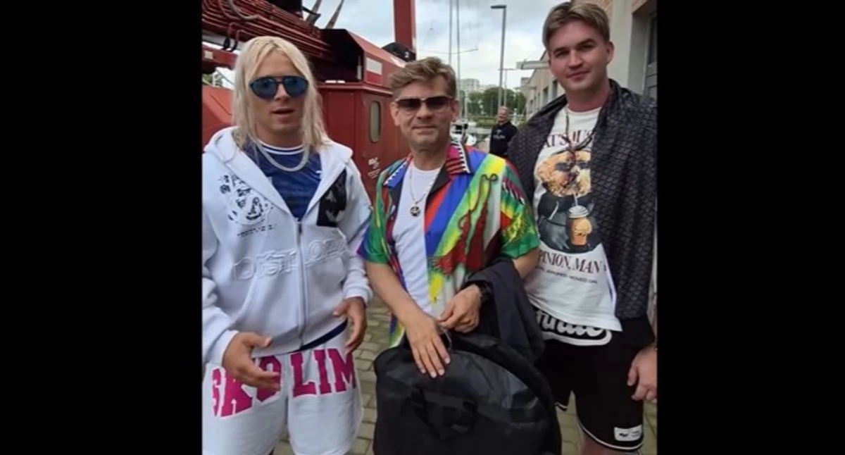 Skolim i Zenek Martyniuk kręcili teledysk w kołobrzeskim porcie
