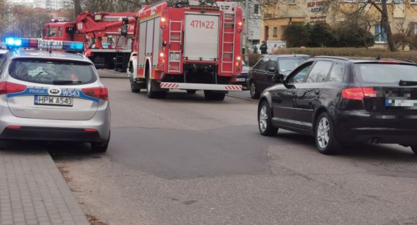 Interwnecja strażaków przy ul. Okopowej 