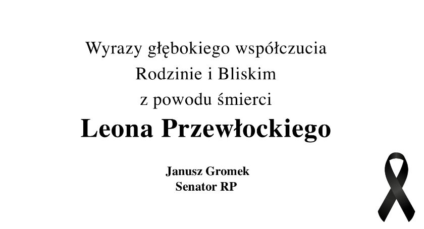 Najszczersze wyrazy współczucia