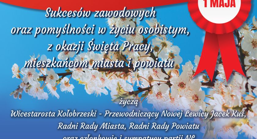 Życzenia z okazji Święta Pracy