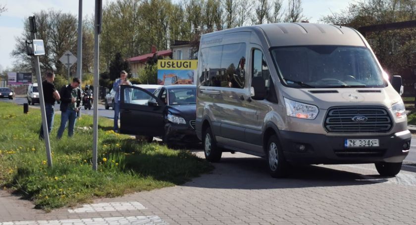 Zderzenie pod Kołobrzegiem. Utrudniony wyjazd z miasta