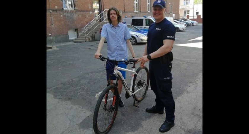 Policjanci odnaleźli skradziony rower. Oddali go nastolatkowi
