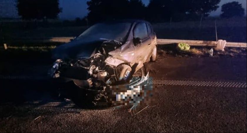 Wjechał w bariery na S6
