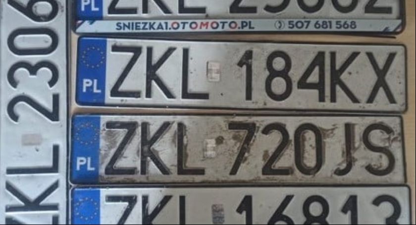 Zgubiłeś tablice rejestracyjne podczas ulewy? Możliwe, że ma ją policja 
