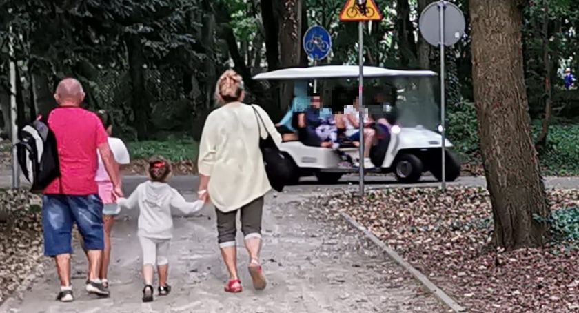 Jechał melexem po ścieżce rowerowej
