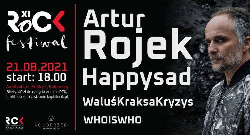 21 sierpnia Rock Festiwal. wystąpią m.in. Happysad oraz Artur Rojek