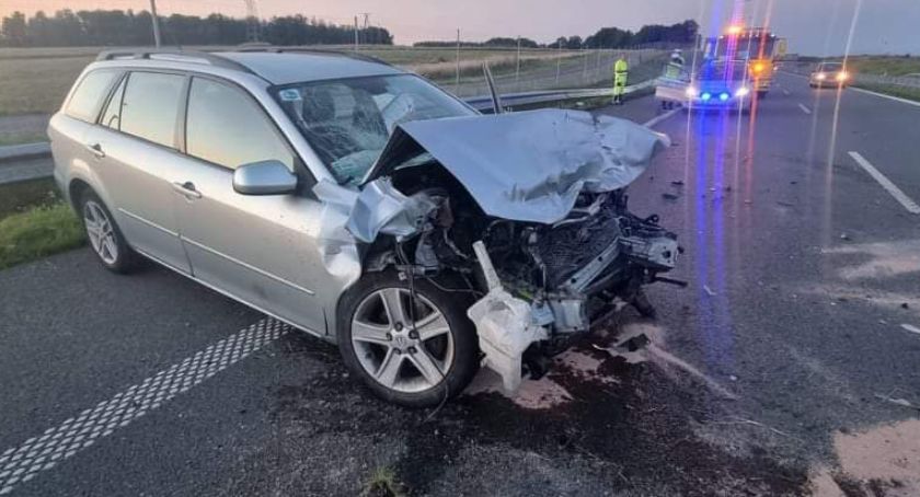 Wypadek na S6. Dwie osoby poszkodowane 