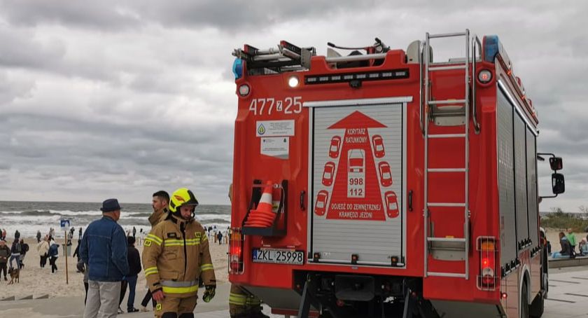 Kobieta topiła się w Bałtyku. Świadkowie ruszyli na pomoc