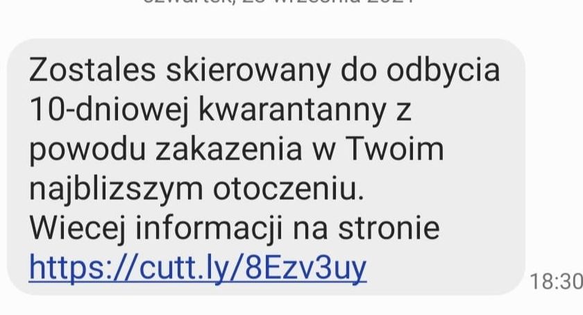 SMS o kwarantannie. Uwaga na oszustów